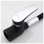 Смеситель для кухни FRAP F4453-04 черный/хром с гибким изливом