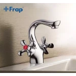 Смеситель для умывальника FRAP F10731-B хромированный