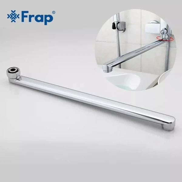 Излив для ванны FRAP F45F 450 мм плоский