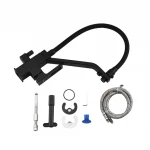 Смеситель для кухни GAPPO G4317-6 с гибким изливом черный