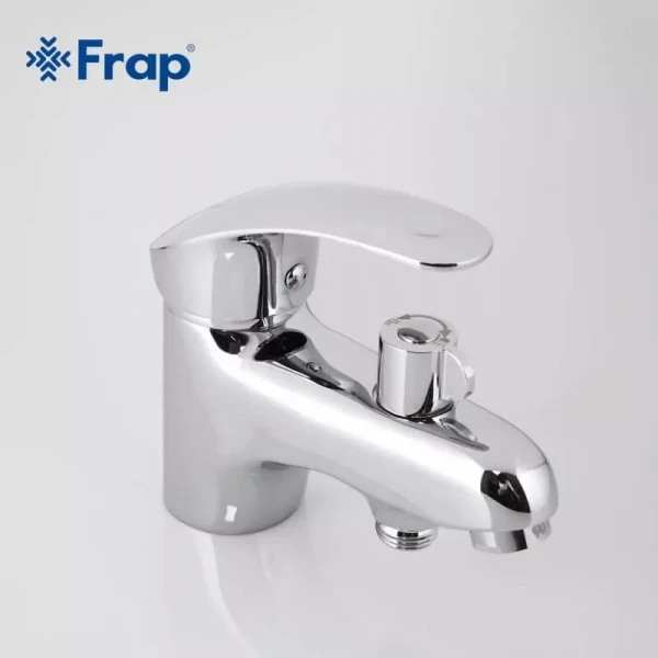 Смеситель для умывальника FRAP F1221 хромированный с душевой лейкой