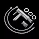 Смеситель для умывальника WEZER EKO1A-01 сатин