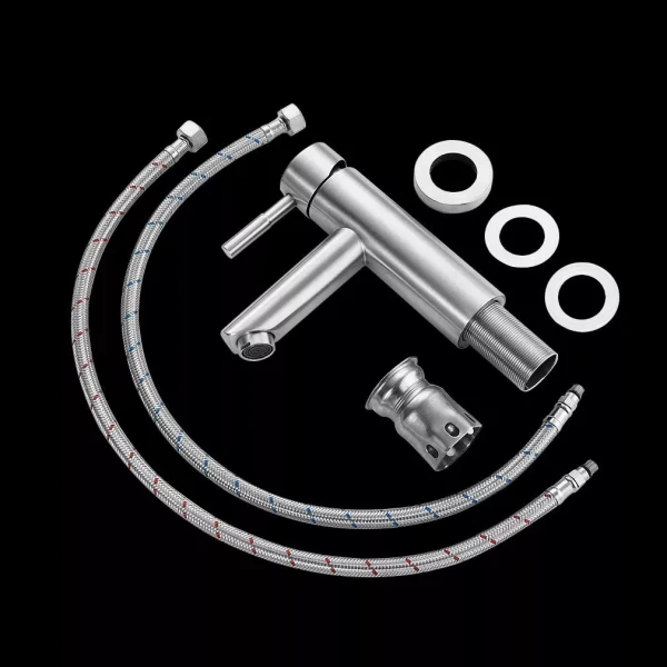 Смеситель для умывальника WEZER EKO1A-01 сатин