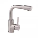 Смеситель для умывальника WEZER EKO1B-01 сатиновый