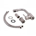 Смеситель для умывальника WEZER EKO1B-01 сатиновый