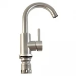 Смеситель для умывальника WEZER EKO1D-01 сатинированный