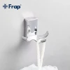 Крючок тройной для ванной FRAP F1805-3 белый/хром с двумя накладками