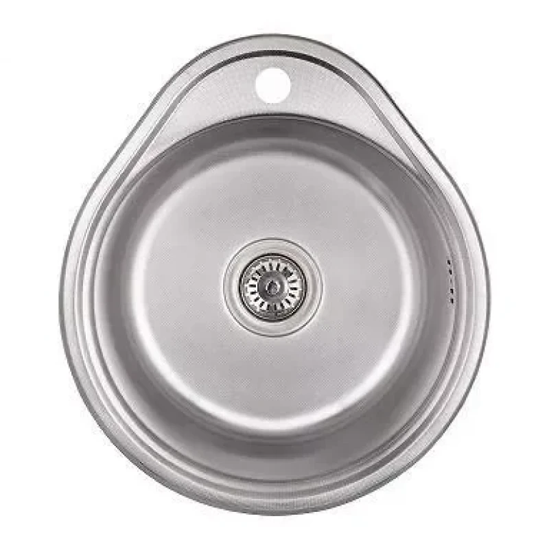Кухонная мойка WEZER 4843(06) Satin 480x430x160 мм с сифоном