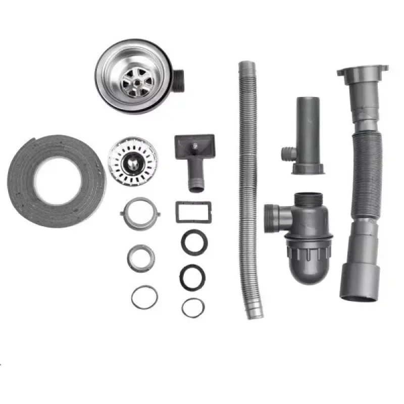 Кухонная мойка WEZER 490(06) Decor 490x180 мм с сифоном