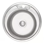 Кухонная мойка WEZER 490(08) Decor 490x180 мм с сифоном
