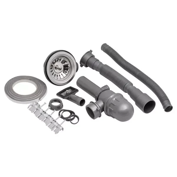 Кухонная мойка WEZER 510(06) Satin 510x180 мм с сифоном