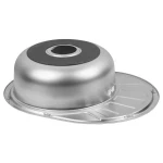 Кухонная мойка WEZER 5745(08) Satin 570x450x180 мм с сифоном