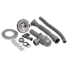 Кухонная мойка WEZER 5745(08) Satin 570x450x180 мм с сифоном