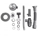 Кухонная мойка WEZER 7750(06) Satin 770x500x160 мм с сифоном