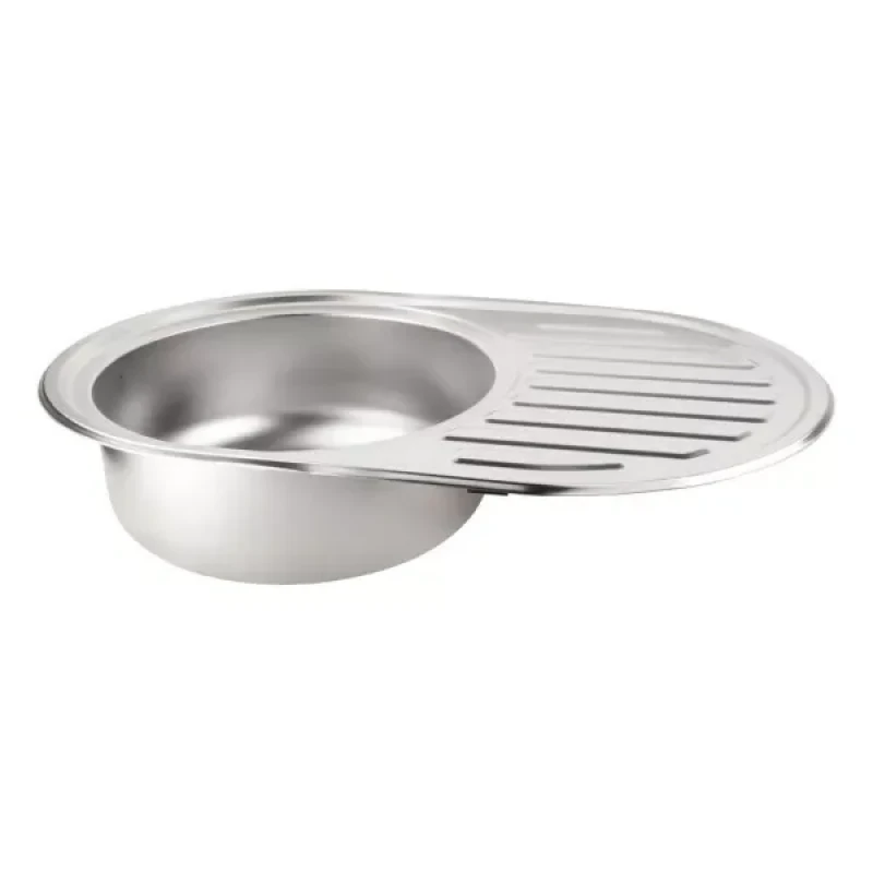 Кухонная мойка WEZER 7750(08) Decor 770x500x180 мм с сифоном