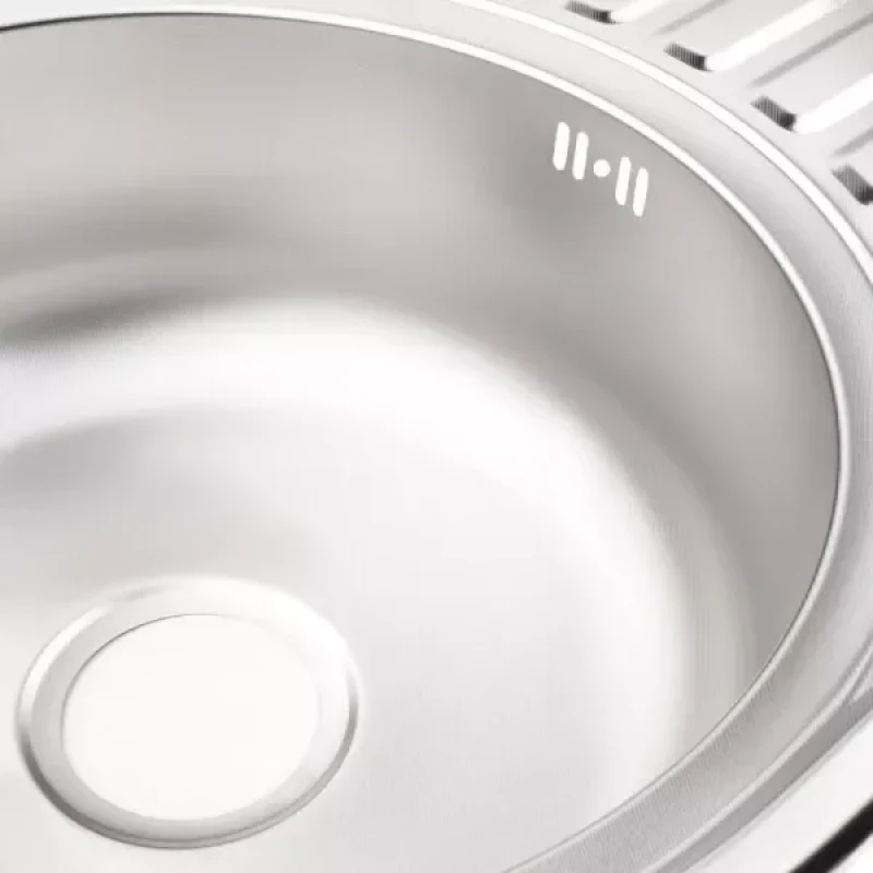 Кухонная мойка WEZER 7750(08) Decor 770x500x180 мм с сифоном
