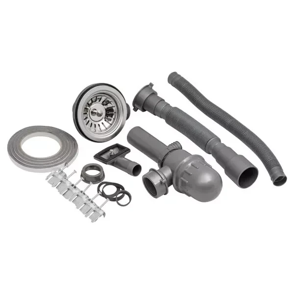 Кухонная мойка WEZER 7848(08) Decor 780x480x180 мм с сифоном