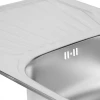 Кухонная мойка WEZER 7848(08) Satin 780x480x180 мм с сифоном