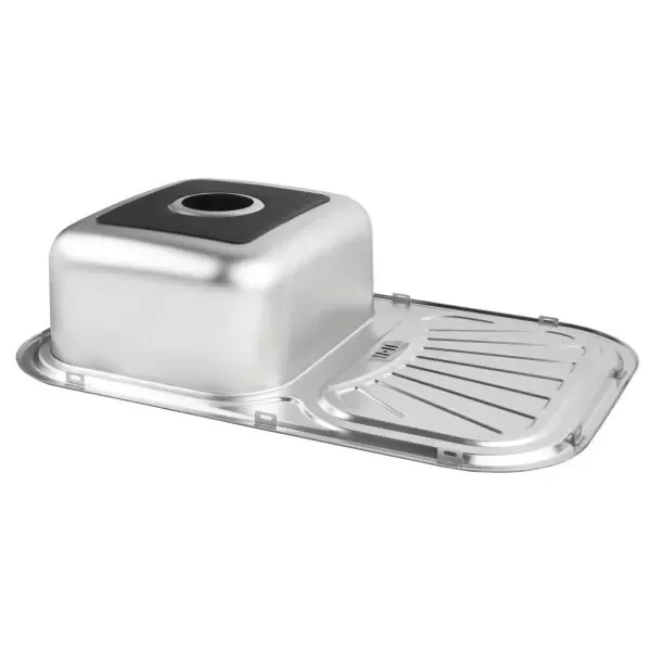 Кухонная мойка WEZER 7549(08) Decor 750x490x180 мм с сифоном