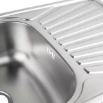 Кухонная мойка WEZER 7549(08) Decor 750x490x180 мм с сифоном