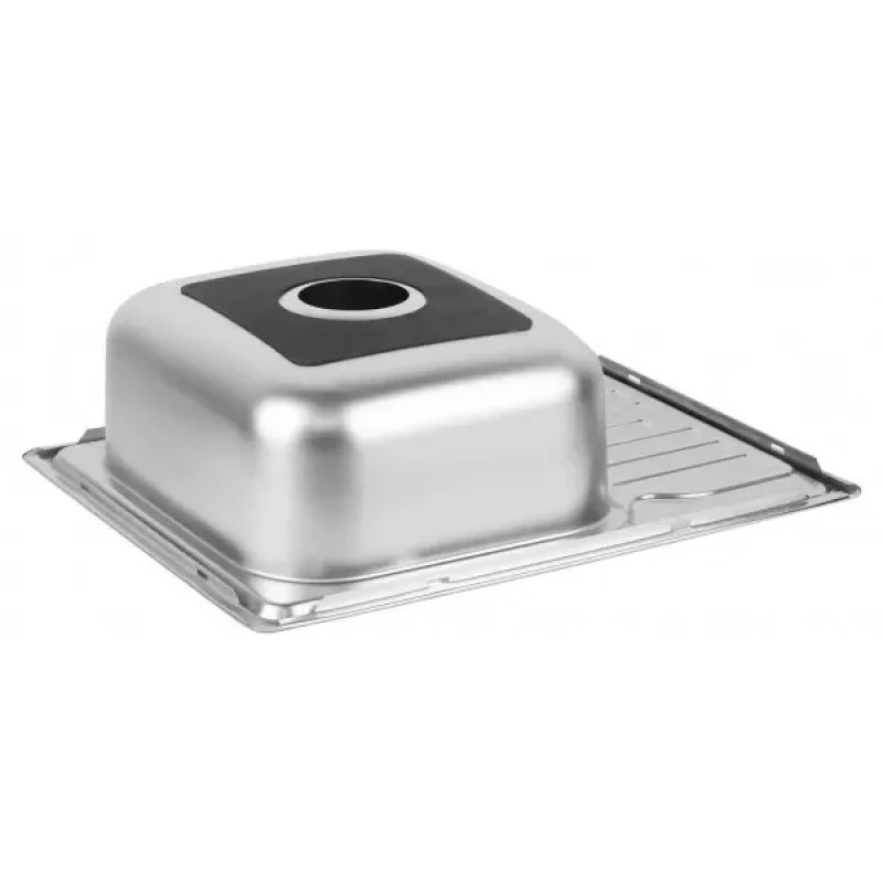 Кухонная мойка WEZER 6350(08) Satin 630x500x180 мм с сифоном