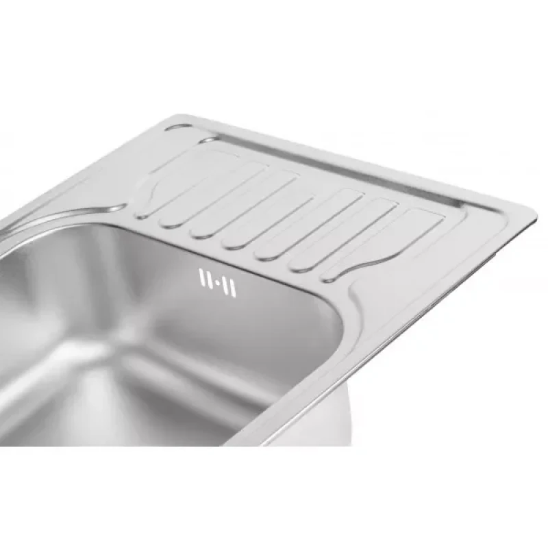 Кухонная мойка WEZER 6350(08) Satin 630x500x180 мм с сифоном