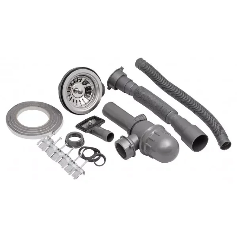 Кухонная мойка WEZER 6350(08) Satin 630x500x180 мм с сифоном