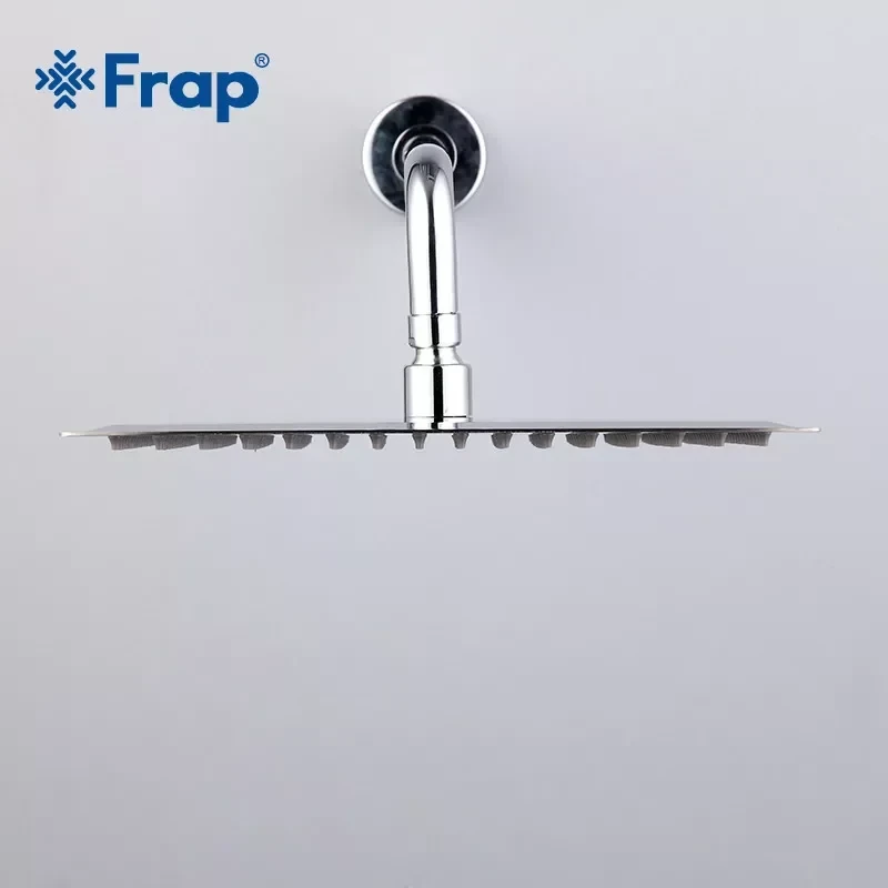Тропический душ FRAP F28-3 300x300 мм нержавеющая сталь хромированная