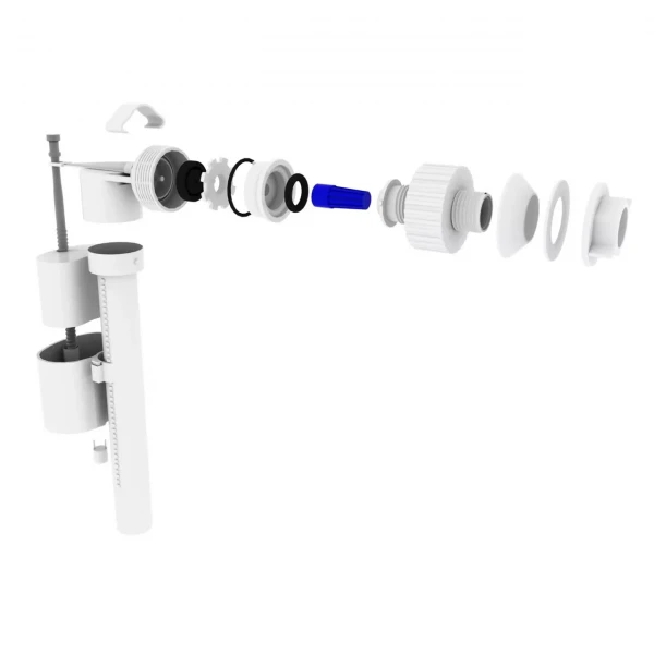 Наливний клапан бачка унітазу Kronoplast КБ1 з бічним підведенням 1/2