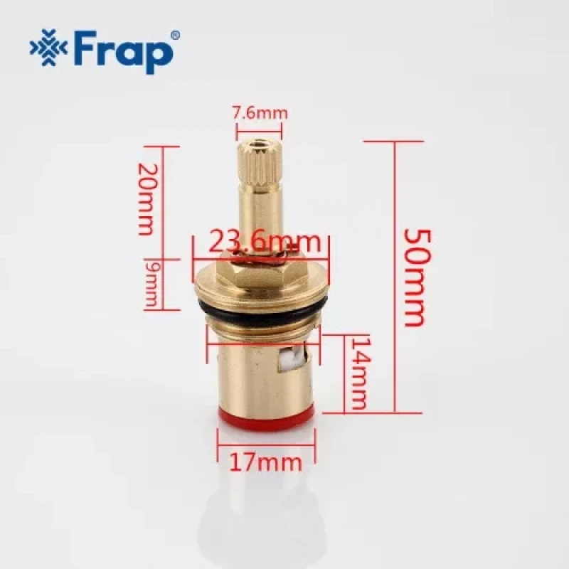 Кран-букса FRAP F52-4, 20 шлицев 90°