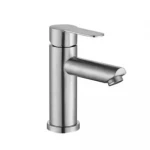 Смеситель для умывальника FRAP F10801 нержавеющая сталь.