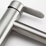 Смеситель для умывальника FRAP F10801-2 высокая нержавеющая сталь.