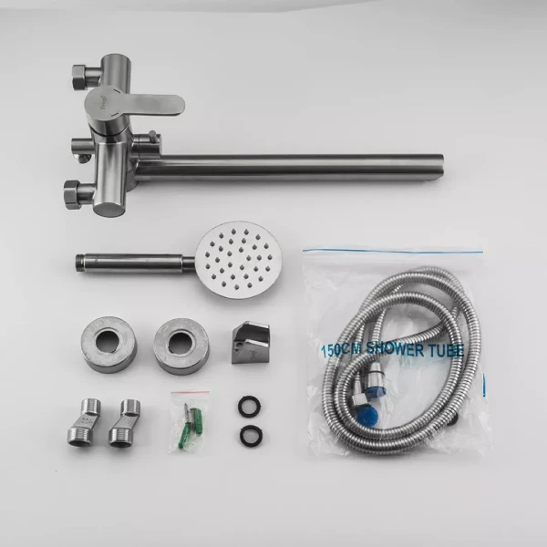 Змішувач для ванни Frap F22801, нержавіюча сталь