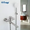 Смеситель для ванны FRAP F32801 нержавеющая сталь.
