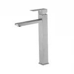 Смеситель для умывальника FRAP F10802-2 высокий из нержавеющей стали