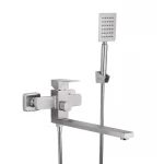 Змішувач для ванни Frap F22802, нержавіюча сталь