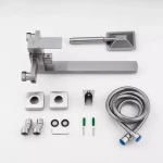 Змішувач для ванни Frap F22802, нержавіюча сталь