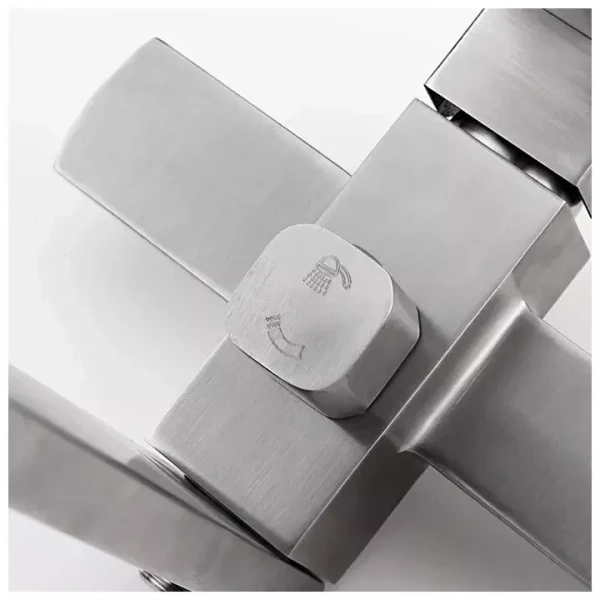 Смеситель для ванны FRAP F32802 нержавеющая сталь.