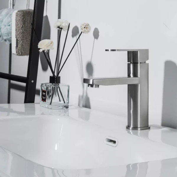 Смеситель для умывальника FRAP F10805 сатиновый