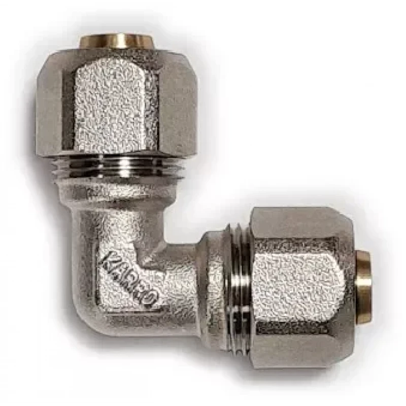 Колено для металлопластиковых труб KARRO KR0631 20x20