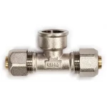 Тройник для металлопластиковых труб KARRO KR0720 16 мм x 1/2