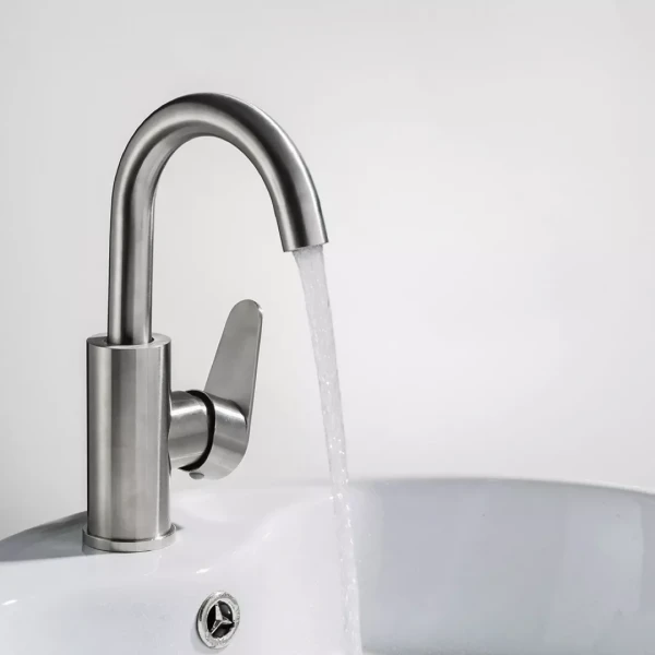 Смеситель для умывальника FRAP F1348 сатин