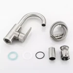 Смеситель для умывальника FRAP F1348 сатин