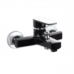 Смеситель для ванны SLAT SLT-A009B черный/хром