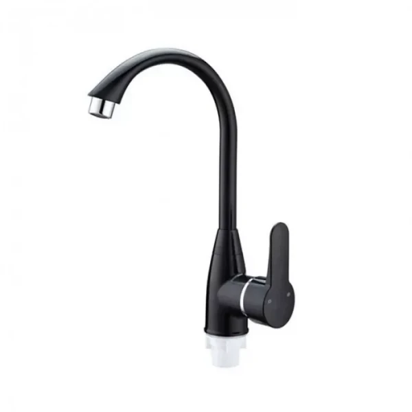 Смеситель для кухни SLAT ПЛАСТ SLT-C011B черный/хром