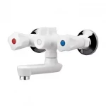 Смеситель для ванны SLAT SLT-E142W белый/хром