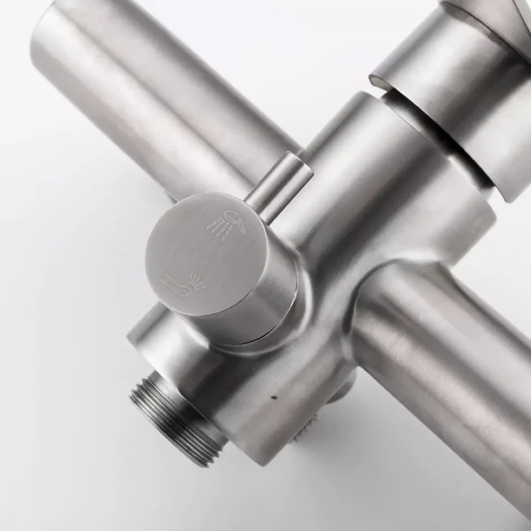 Смеситель для ванны FRAP F2248 сатинированный