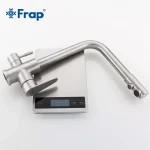Смеситель для кухни FRAP F4348 сатин для двух вод