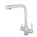Смеситель для кухни FRAP F4352-8 для двух вод белый