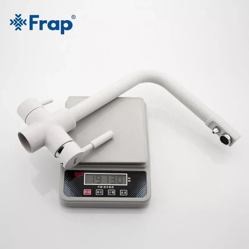 Смеситель для кухни FRAP F4352-8 для двух вод белый